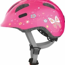 Abus Smiley 2.0 Pink Sommerfugl Cykelhjelm