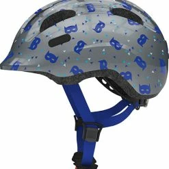 Abus Smiley 2.1 Sølv Blå Maske Cykelhjelm