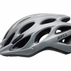 Bell Tracker Mat Sølv Cykelhjelm