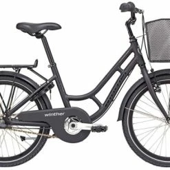 Black Winther 250 Granny Pige Børnecykel Med 20'' Hjul