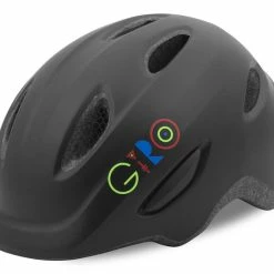 Cykelhjelm Børn 49-53Cm | Giro Scamp Sort 49-53Cm