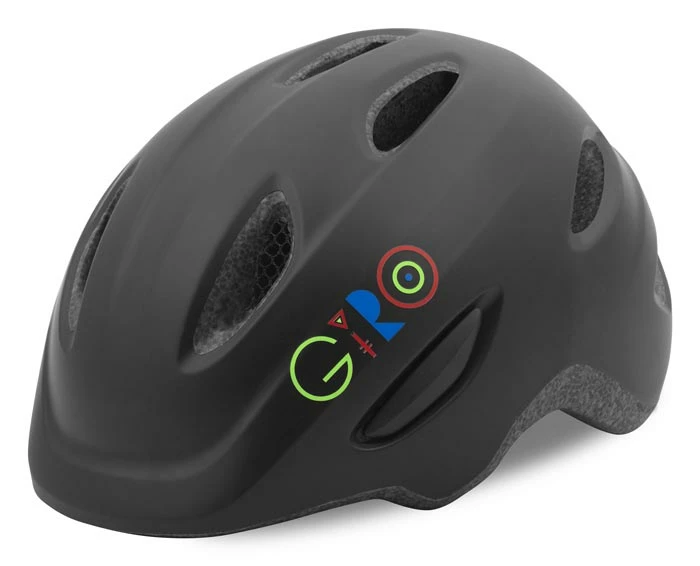 Cykelhjelm Børn 49-53Cm | Giro Scamp Sort 49-53Cm