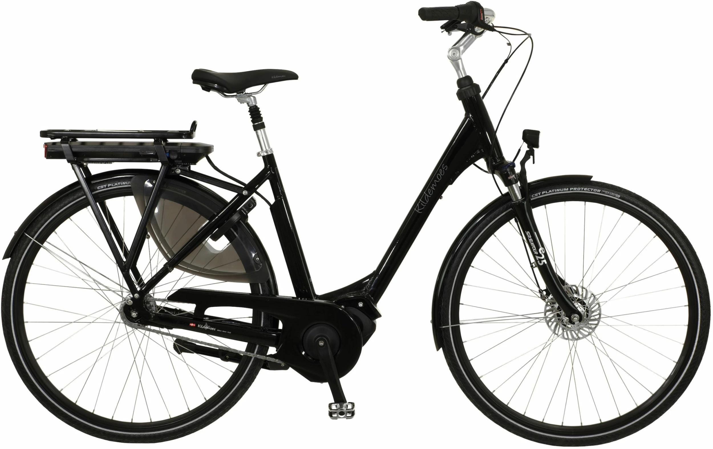 Kildemoes City Steps Sort Dame Elcykel