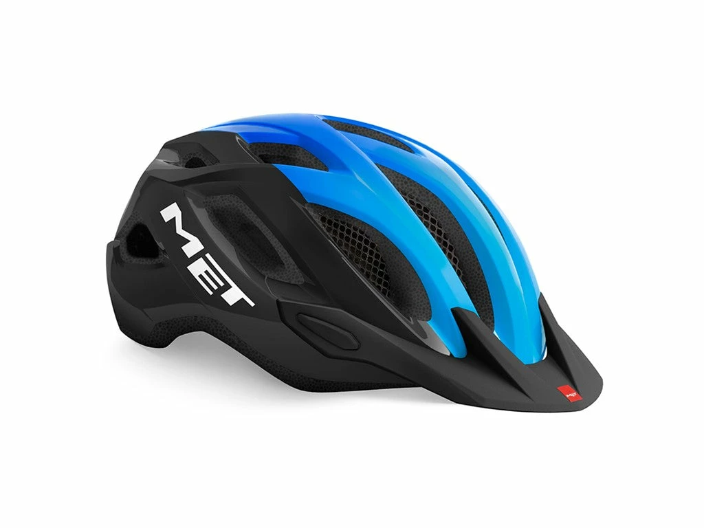 MET Active Sort Cyan Cykelhjelm (60-64 Cm)