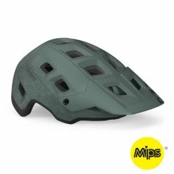 MET Terranova Mips Sage Grøn Sort Matt Mountainbike Cykelhjelm (56-58 Cm)
