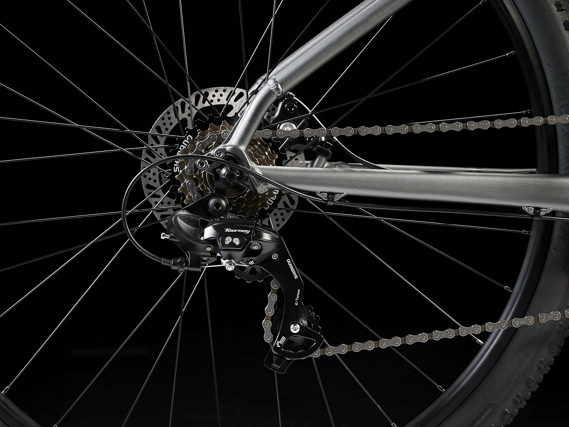 Trek Marlin 4 Matt Grå Mountainbike - Billede 6