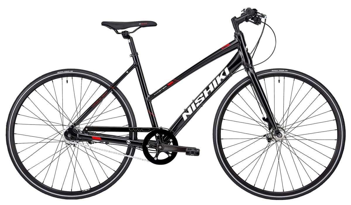 Nishiki Master Dame Sort/Rød Sportscykel