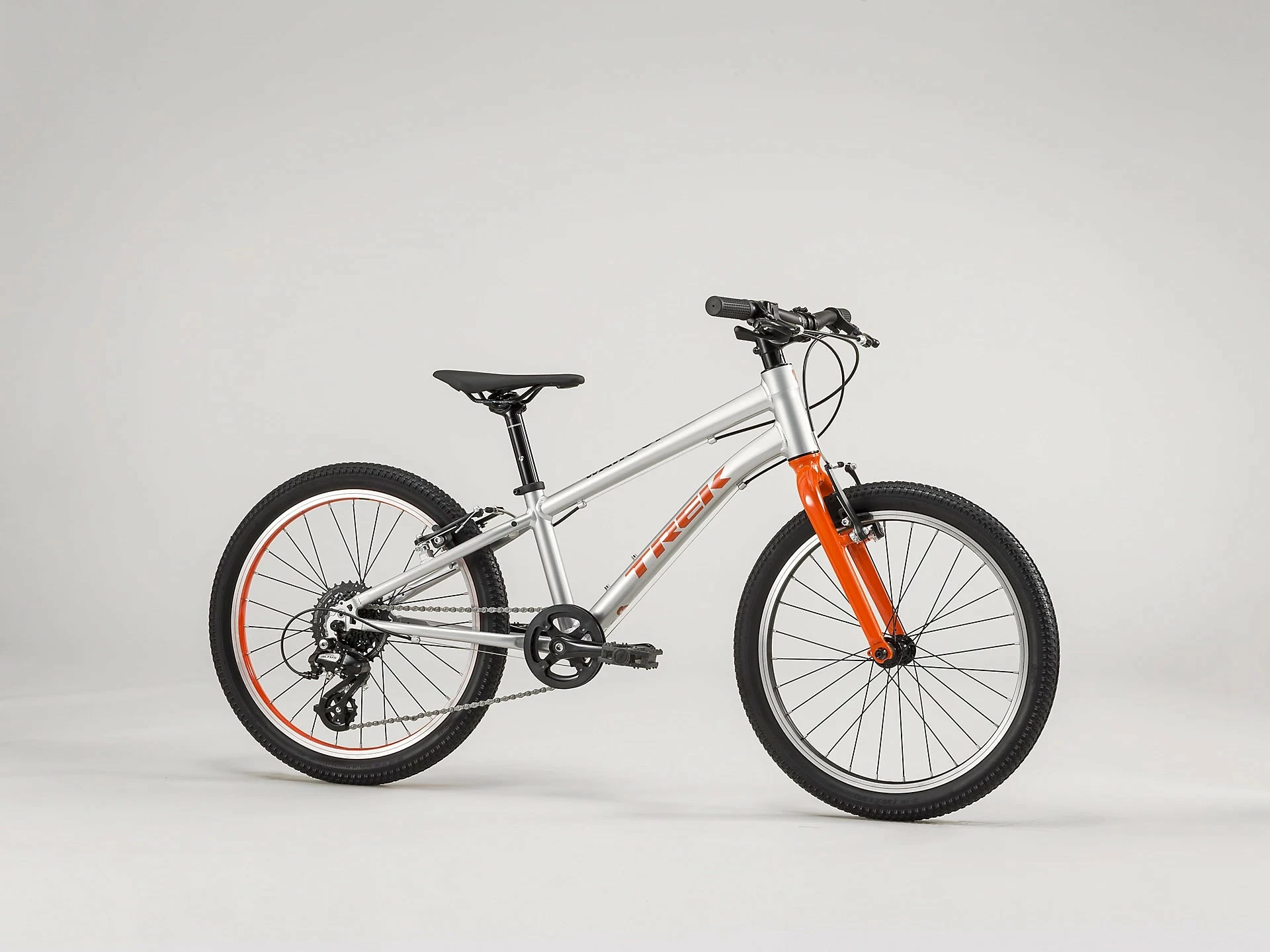 Trek Wahoo 20" Sølv Orange Børnecykel - Billede 7