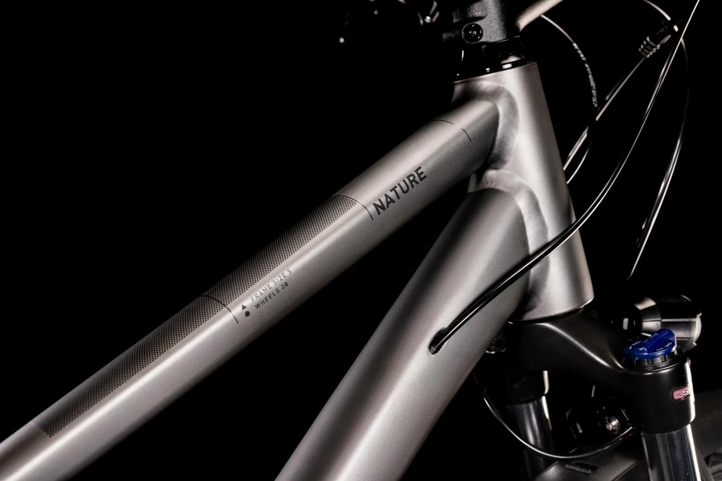 Cube Nature Allroad Black Herre Hybridcykel - Billede 2