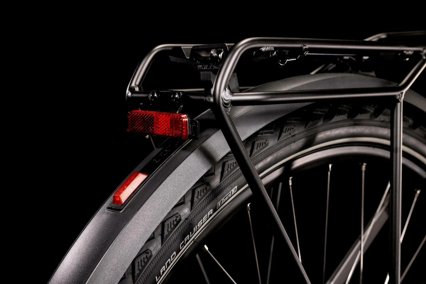 Cube Nature Allroad Black Herre Hybridcykel - Billede 4