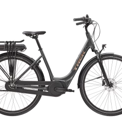 Trek District+ 1 Lowstep Grå Elcykel Med 400wh Batteri
